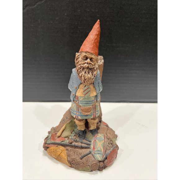 Vintage Tim Wolfe/Tom Clark Gnome Ian Scottish Scotsman 1987 Physically Signed